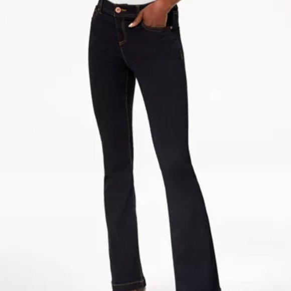 INC International Concepts Denim - INC Curvy-Fit Bootcut Jeans